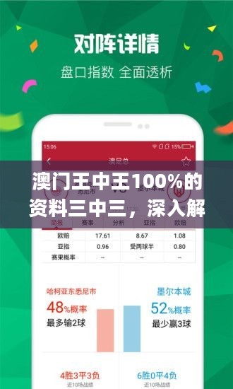 三中三澳門，探索神秘之地，揭示獨(dú)特魅力，探索神秘魅力，澳門三中三之旅揭秘獨(dú)特風(fēng)采