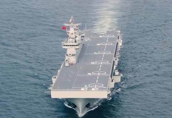 海軍新篇章，075型三號(hào)艦正式入列，海軍新篇章，075型三號(hào)艦正式入列啟航