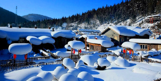 哈爾濱雪鄉(xiāng)，冬天的童話世界，旅行的夢幻之地，哈爾濱雪鄉(xiāng)，冬日童話，夢幻旅行之地